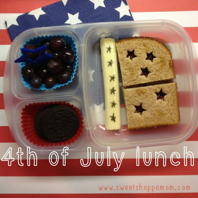 4th Of July Lunch Ideas
 July 4th themed lunch Use EasyLunchboxes to keep food