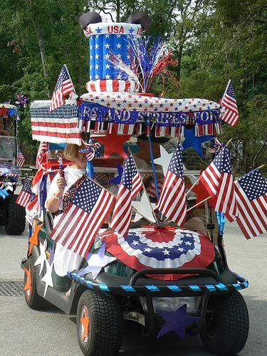 4th Of July Parade Theme Ideas
 Firecracker option for military cart