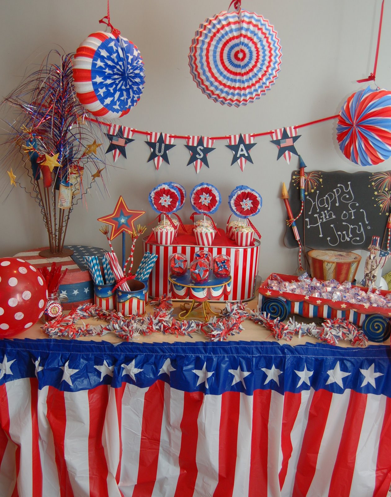 4th Of July Party Decorations
 Maddyson s Lane 4th of July Party Table