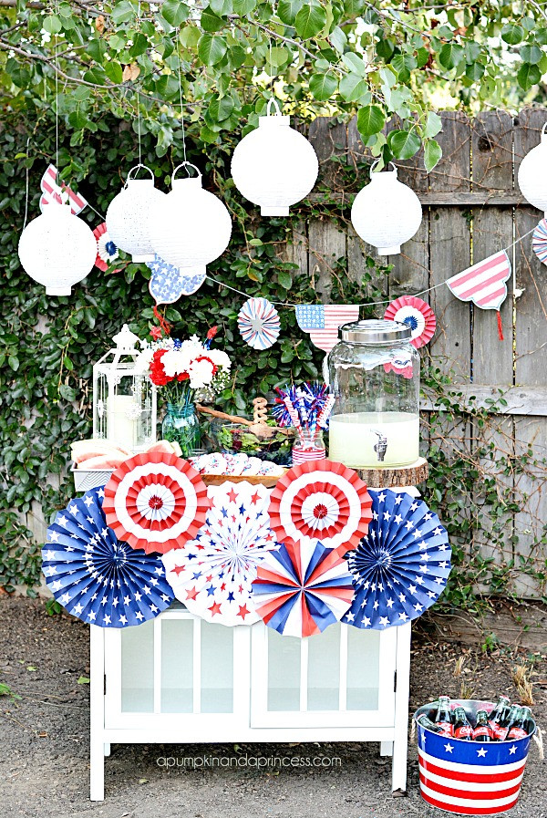 4th Of July Party Decorations
 Fourth of July Party Decorating Ideas A Pumpkin And A
