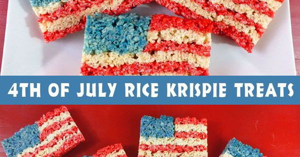 4th Of July Rice Krispie Treats Recipe
 4th of July Rice Krispie Treats