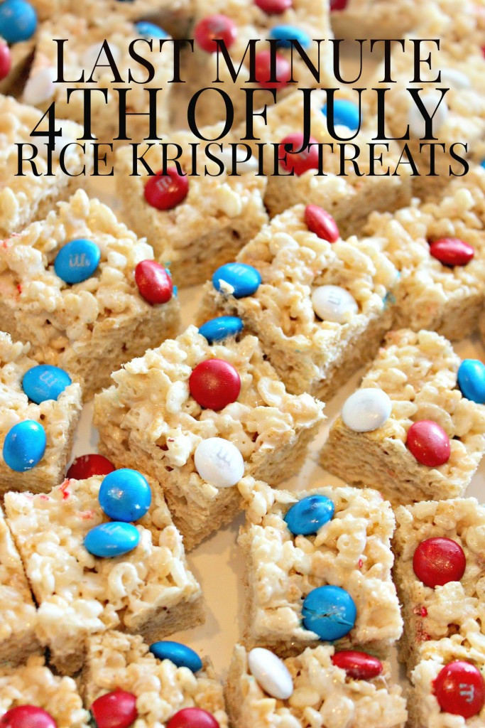 4th Of July Rice Krispie Treats Recipe
 Last Minute 4th of July Rice Krispie Treats – Simply