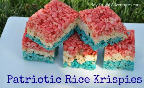 4th Of July Rice Krispie Treats Recipe
 Rice Krispies for Fourth of July My Frugal Adventures