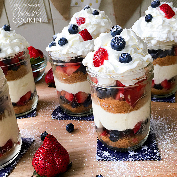 4th Of July Trifle Recipe With Pudding
 Pineapple Cheesecake Recipe in a Jar The Country Chic