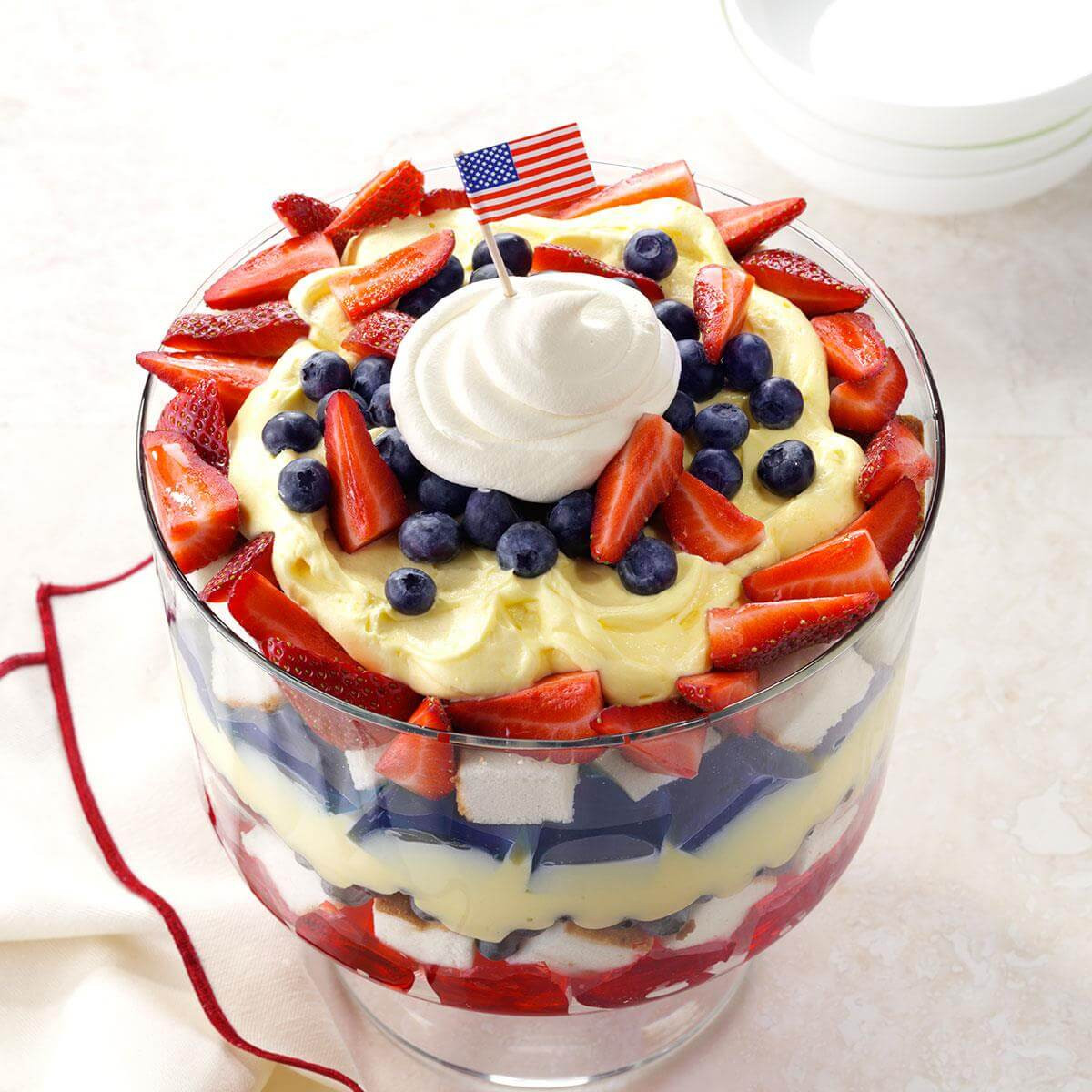 4th Of July Trifle Recipe With Pudding
 Patriotic Trifle Recipe