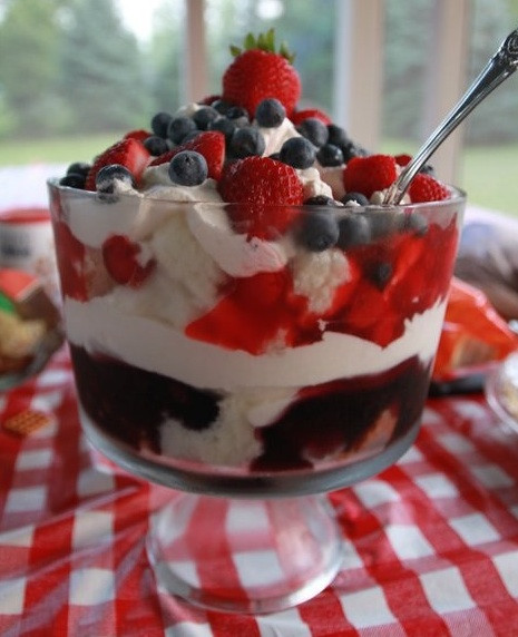 4th Of July Trifle Recipe With Pudding
 July 4th Old Glory Trifle