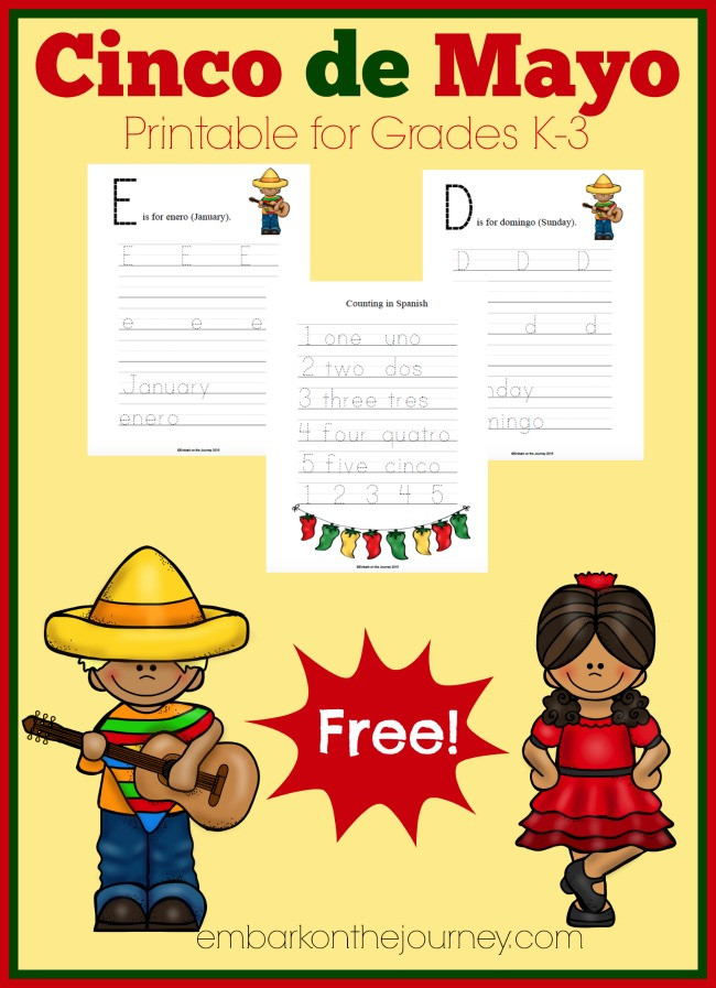 Activities For Cinco De Mayo
 Cinco de Mayo Fun for Kids Free Printable