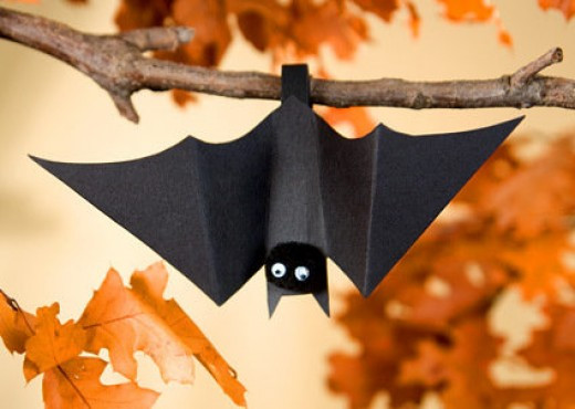 Arts And Craft For Halloween
 Halloween Bat Crafts