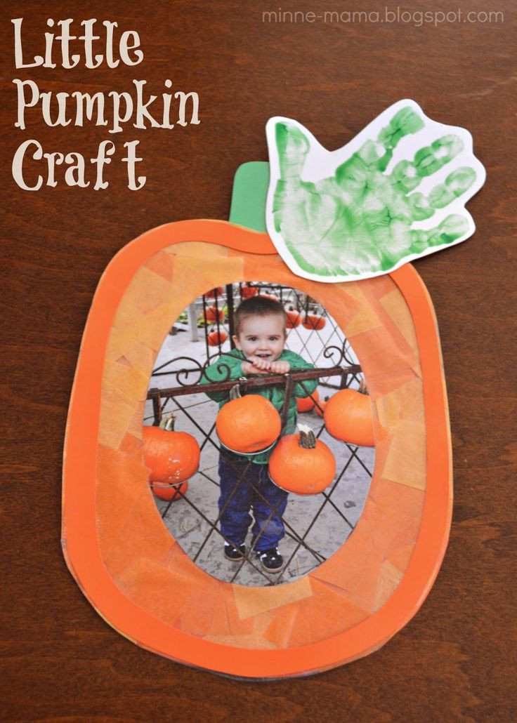 Arts And Craft For Halloween
 Little Pumpkin Craft