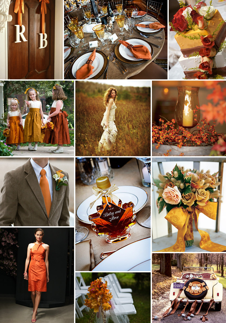 Autumn Weddings Ideas
 Bridal Basics Fall Wedding Reception Decorating Idea