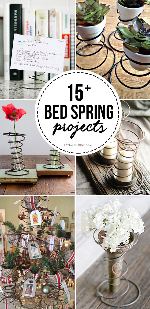 Bed Spring Ideas
 15 Old Bed Spring Crafts for the Vintage Lover Live