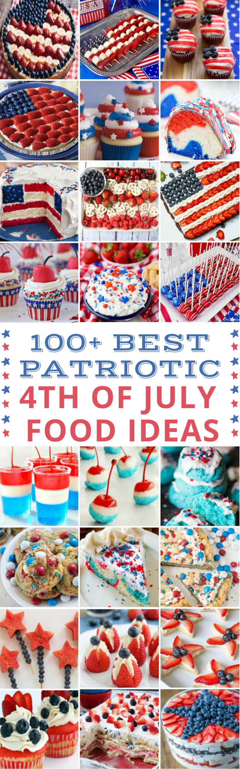 Best 4th Of July Food
 100 Best Patriotic 4th of July Food Ideas Prudent Penny