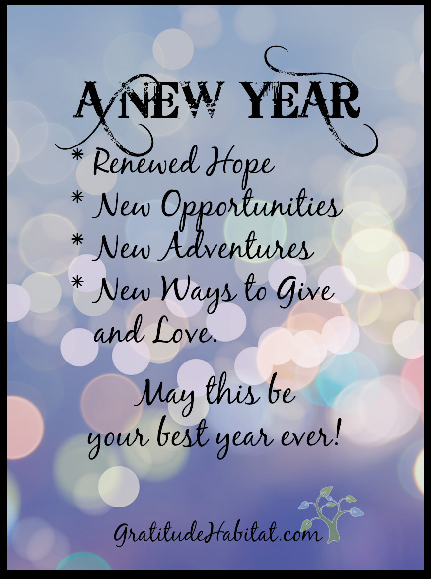 Best Happy New Year Quotes
 May this be your best year ever Visit us at