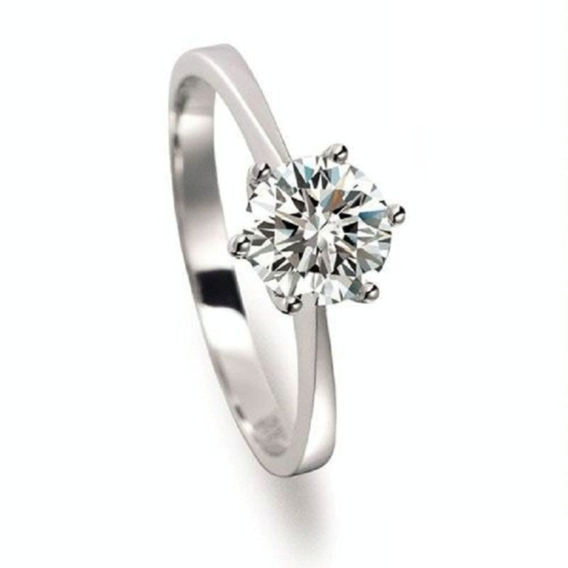 Cheap Womens Wedding Rings
 925 Sterling Silver Women Ring Cubic CZ Fashion Cheap