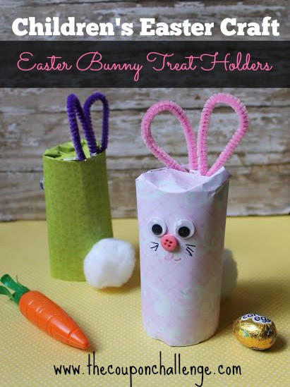 Childrens Easter Crafts
 Childrens Easter Craft I Easter Bunny Treat Holders