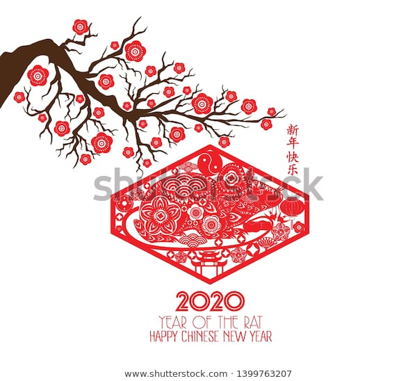 Chinese New Year Crafts 2020
 Happy Chinese New Year Rat 2020 Stock Vector Royalty Free