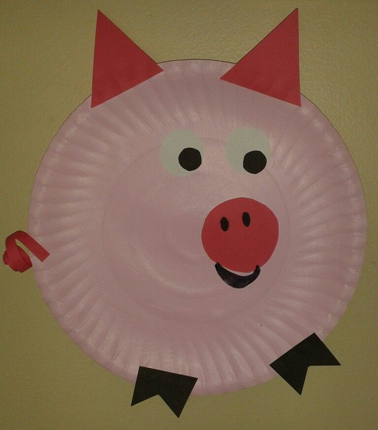 Chinese New Year Crafts Pig
 Pink pig paper plate craft Chinese NY Pig