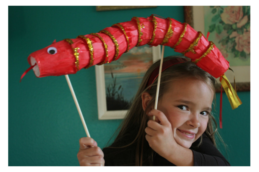 Chinese New Year Dragon Craft
 You ve got to see this cool DIY dragon craft for Chinese