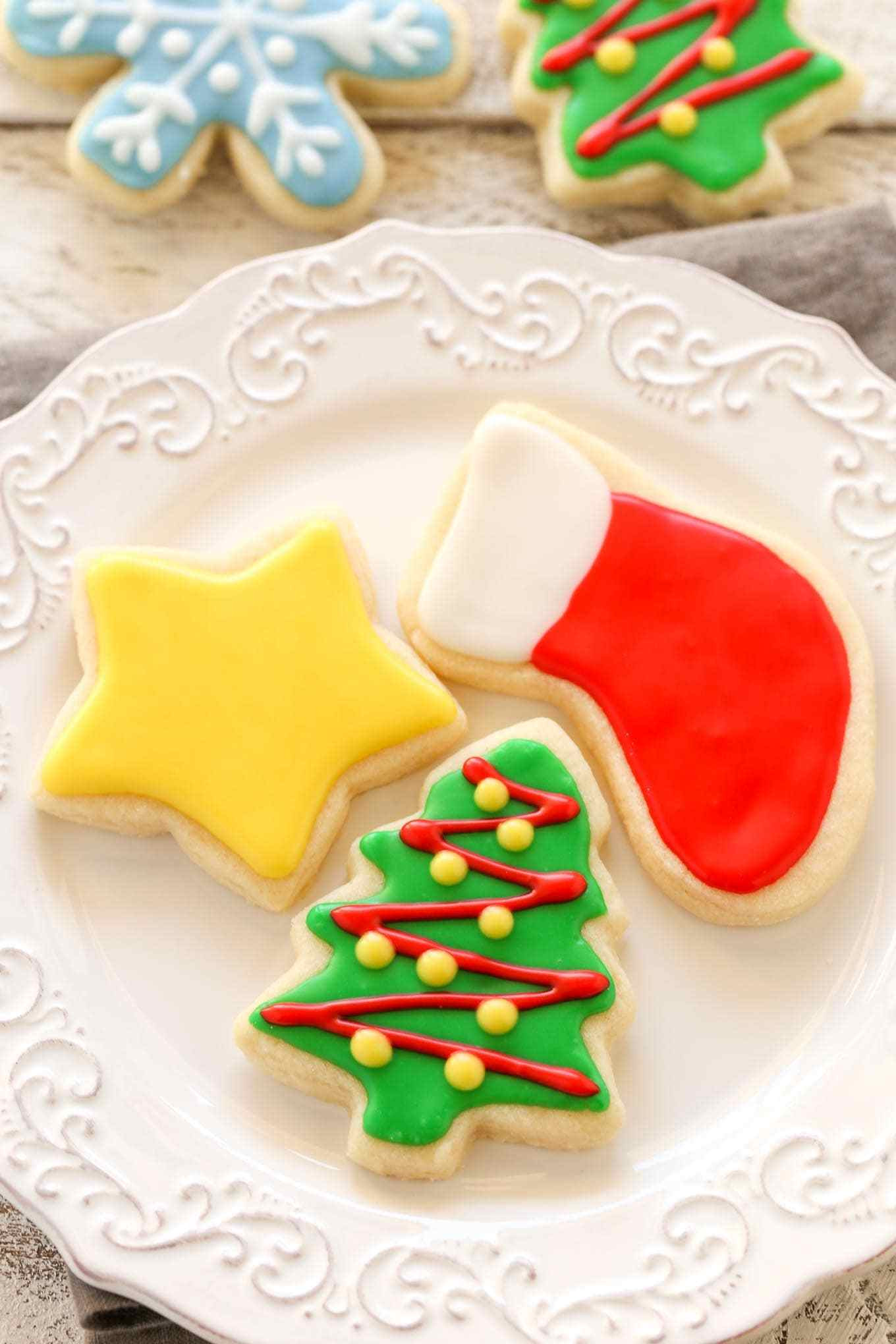 Christmas Cookie Frosting Recipe
 Soft Christmas Cut Out Sugar Cookies Live Well Bake ten