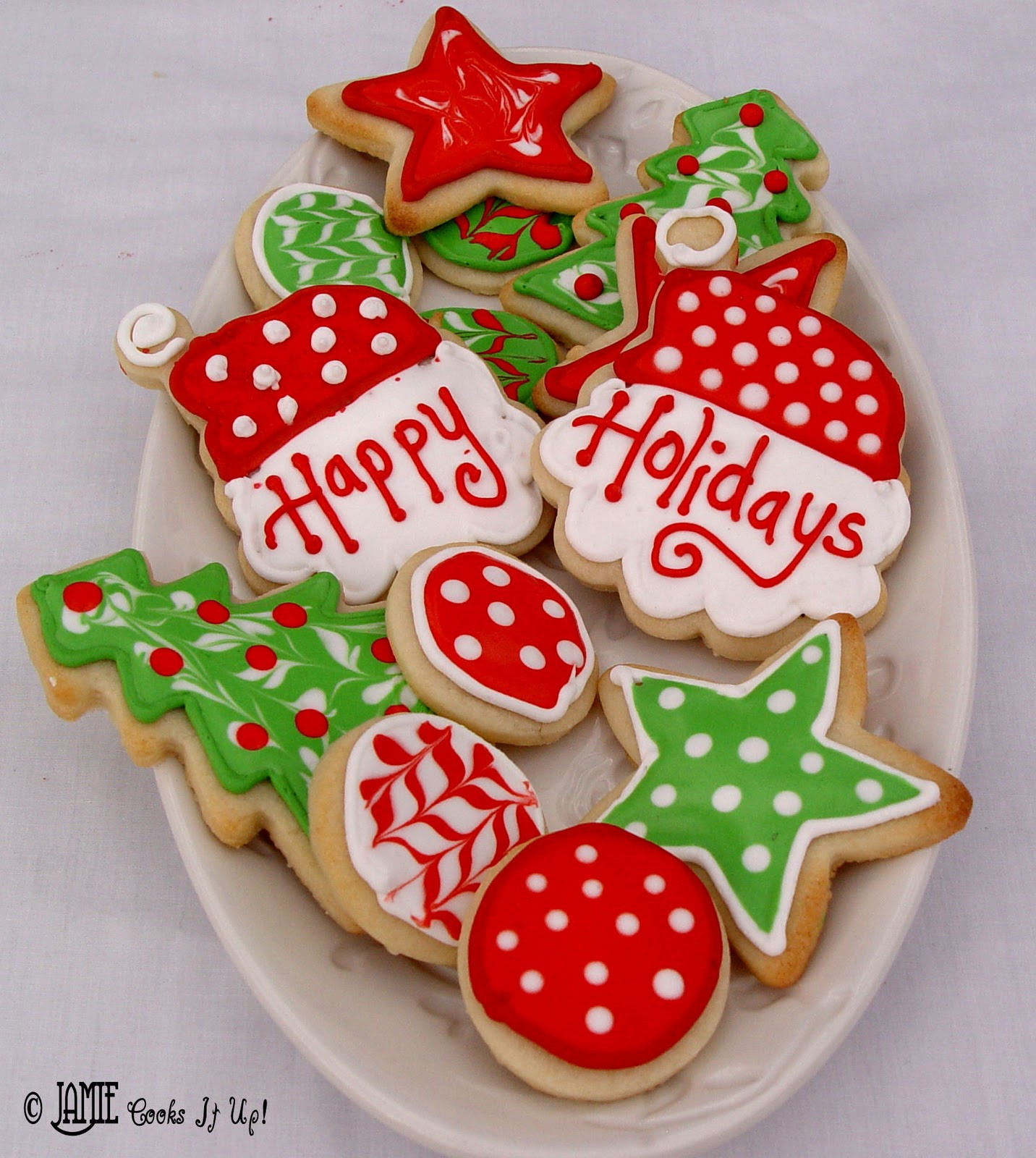 Christmas Cookie Frosting Recipe
 Christmas Sugar Cookies with Glaze Icing