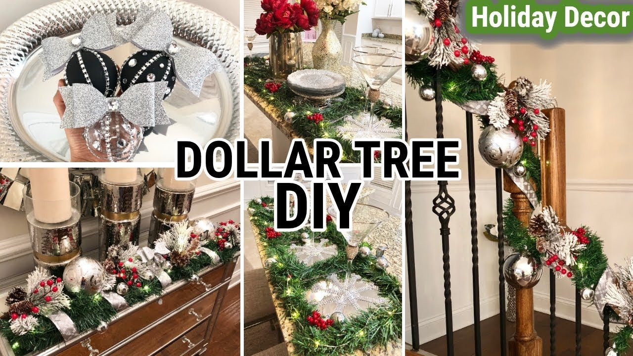 Christmas Decorating Ideas Diy
 Dollar Tree Christmas DIYS 2018