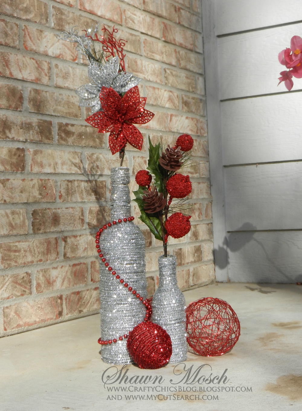 Christmas Decorating Ideas Diy
 Wine Bottle DIY Christmas Decor