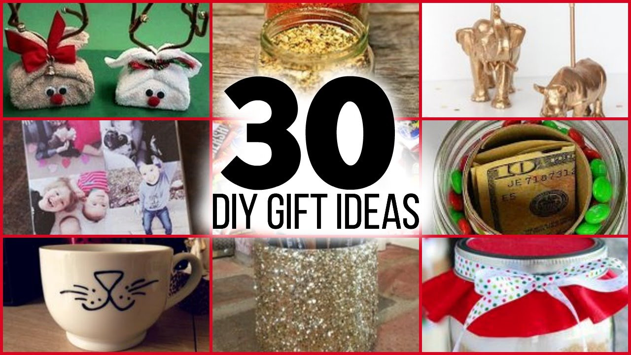 Christmas Gift Ideas For Parents
 30 DIY CHRISTMAS GIFTS FOR GUYS GIRLS PARENTS FRIENDS