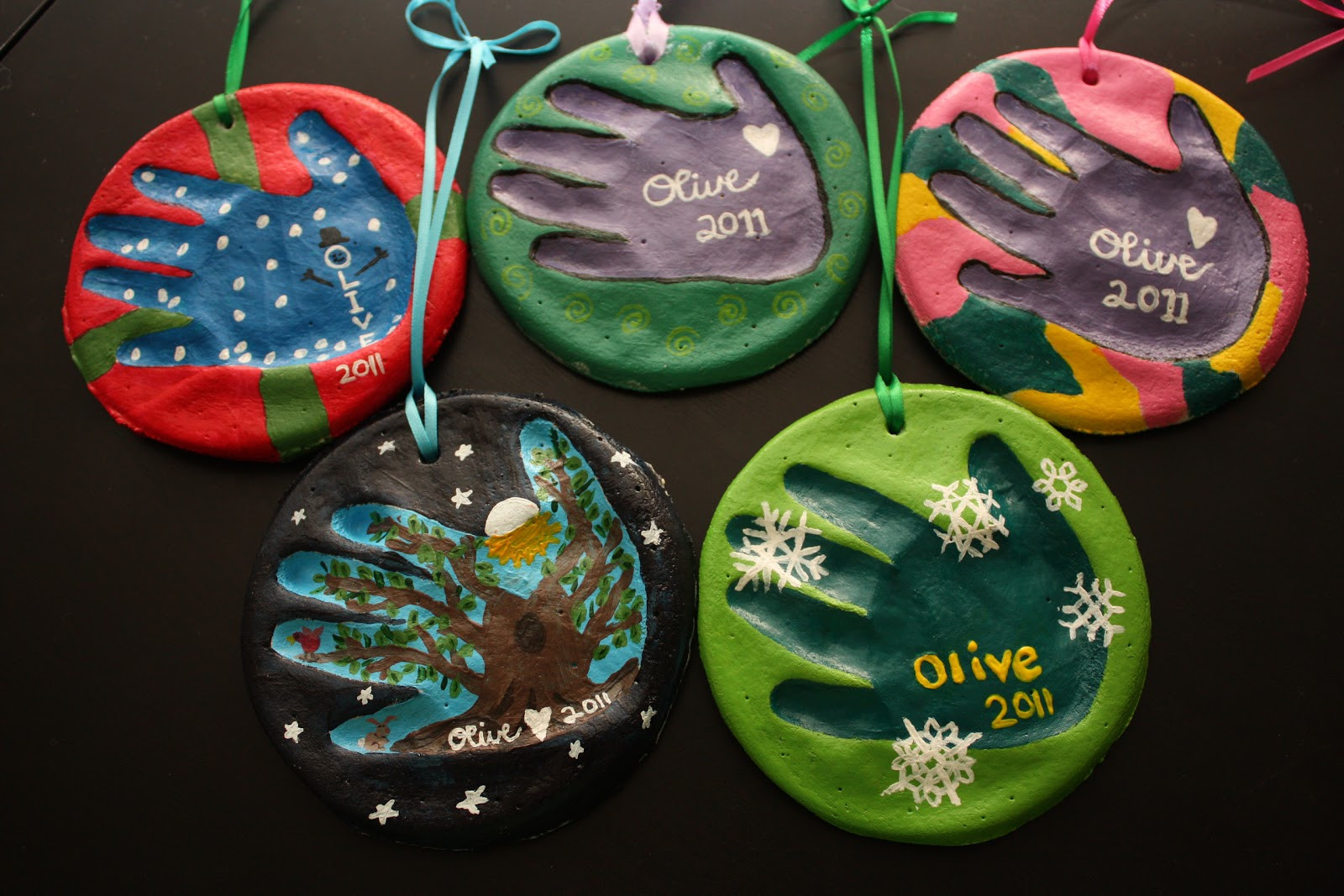 Christmas Gift Ideas For Parents
 Olive Juice Mama Salt Dough Handprint Ornaments