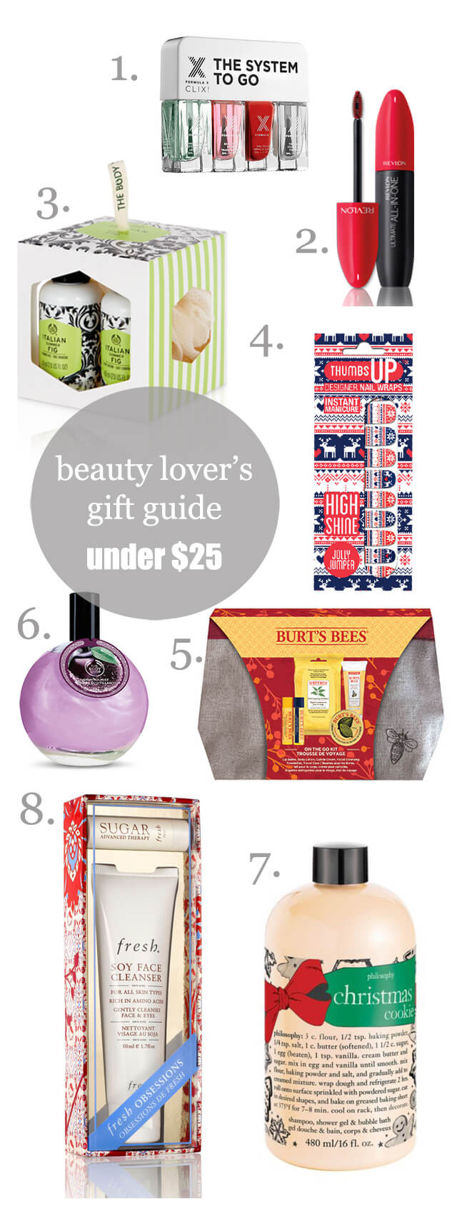 Christmas Gift Under $25
 Holiday Gift Guide Under $25 nail that accent