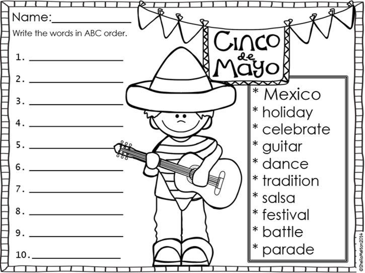 Cinco De Mayo Activities For Elementary School
 11 best images about Cinco de mayo on Pinterest
