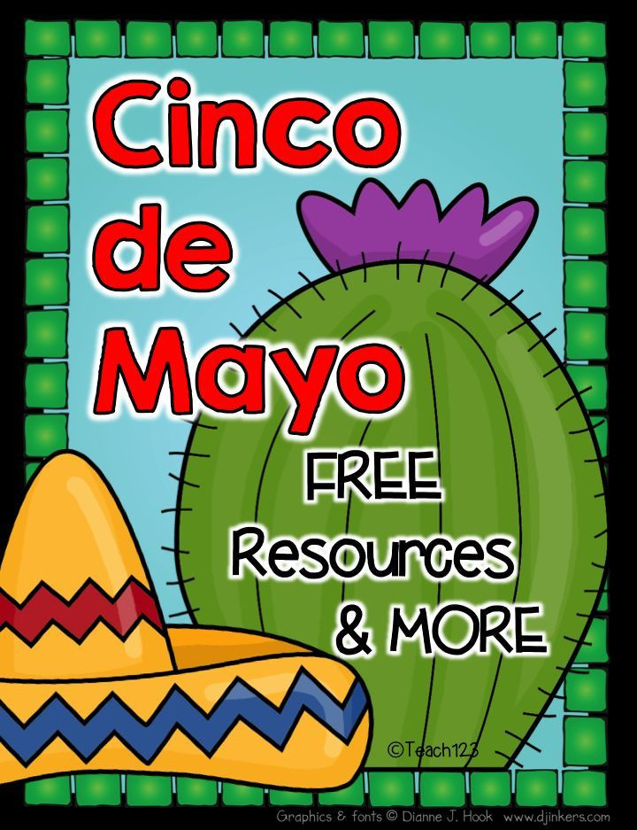 Cinco De Mayo Activities For Elementary School
 Cinco de Mayo Resources and More