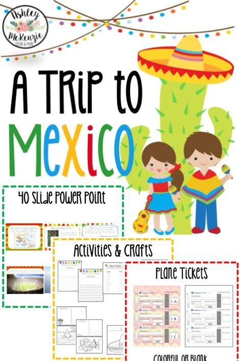 Cinco De Mayo Activities For Elementary School
 "Trip to Mexico" Power Point & Activities Pack Cinco De