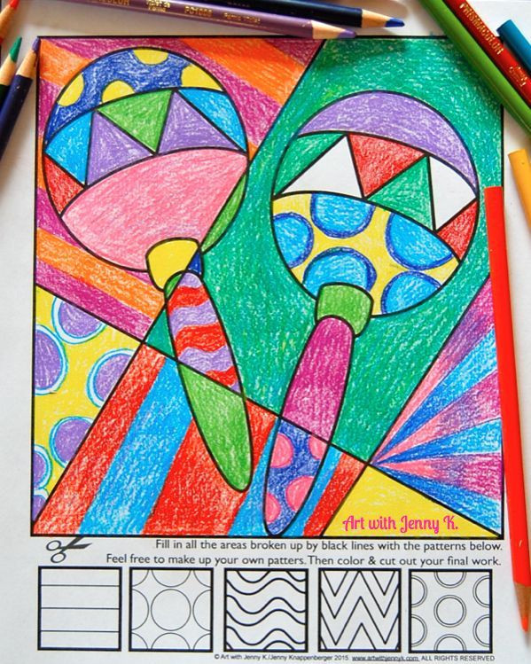 Cinco De Mayo Art Activities
 Pop Art Coloring Sheets for Cinco de Mayo or Hispanic
