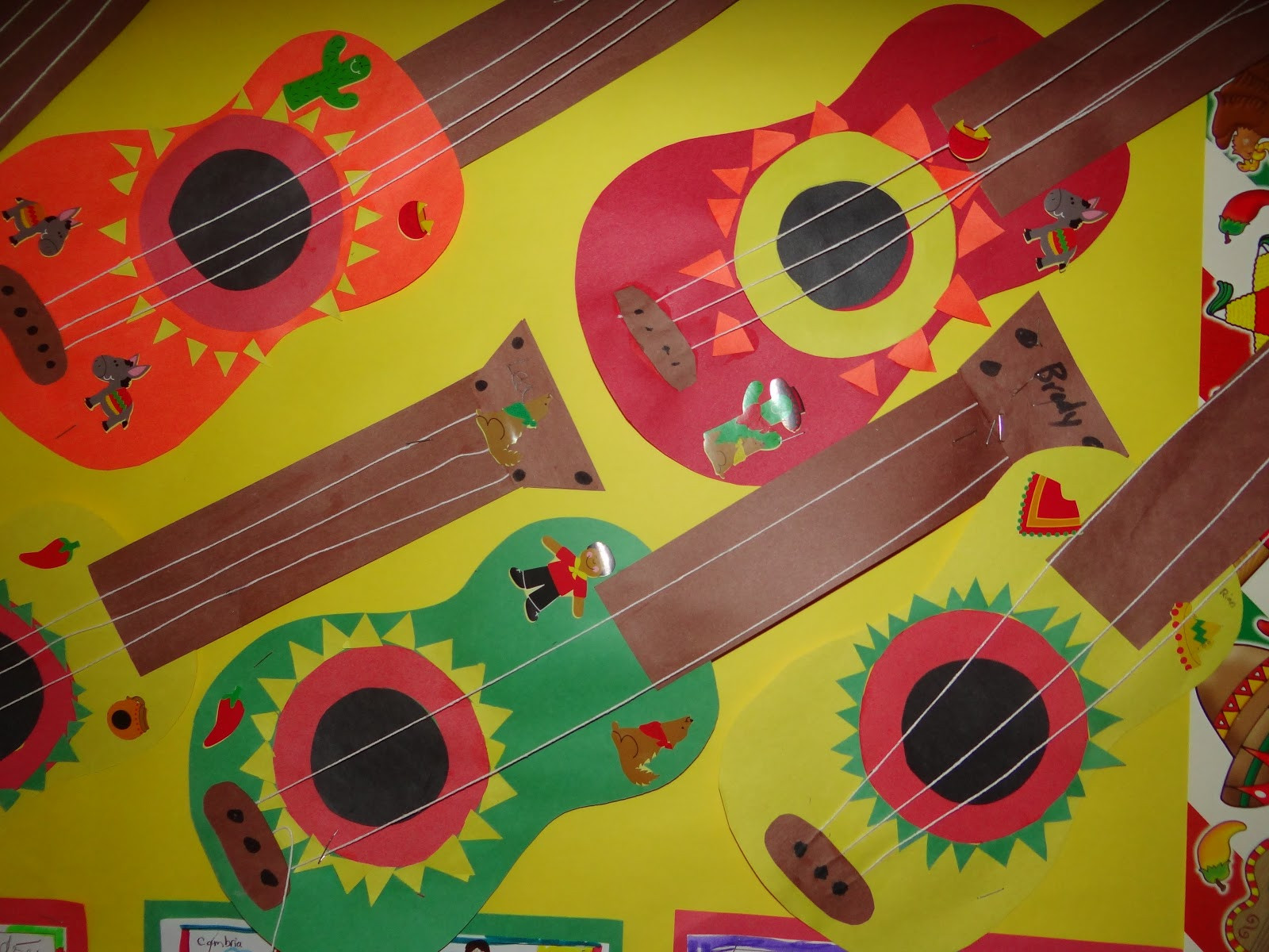 Cinco De Mayo Crafts For Preschool
 PATTIES CLASSROOM Cinco de Mayo Craft Mariachi Guitars