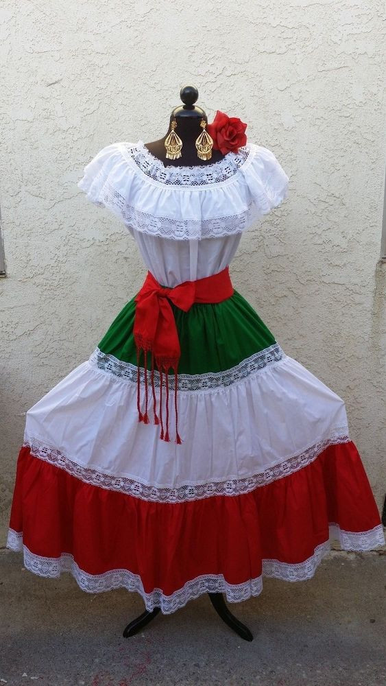 Cinco De Mayo Dresses Ideas
 MEXICAN DRESS FIESTA CINCO DE MAYO WEDDING OFF SHOULDER W