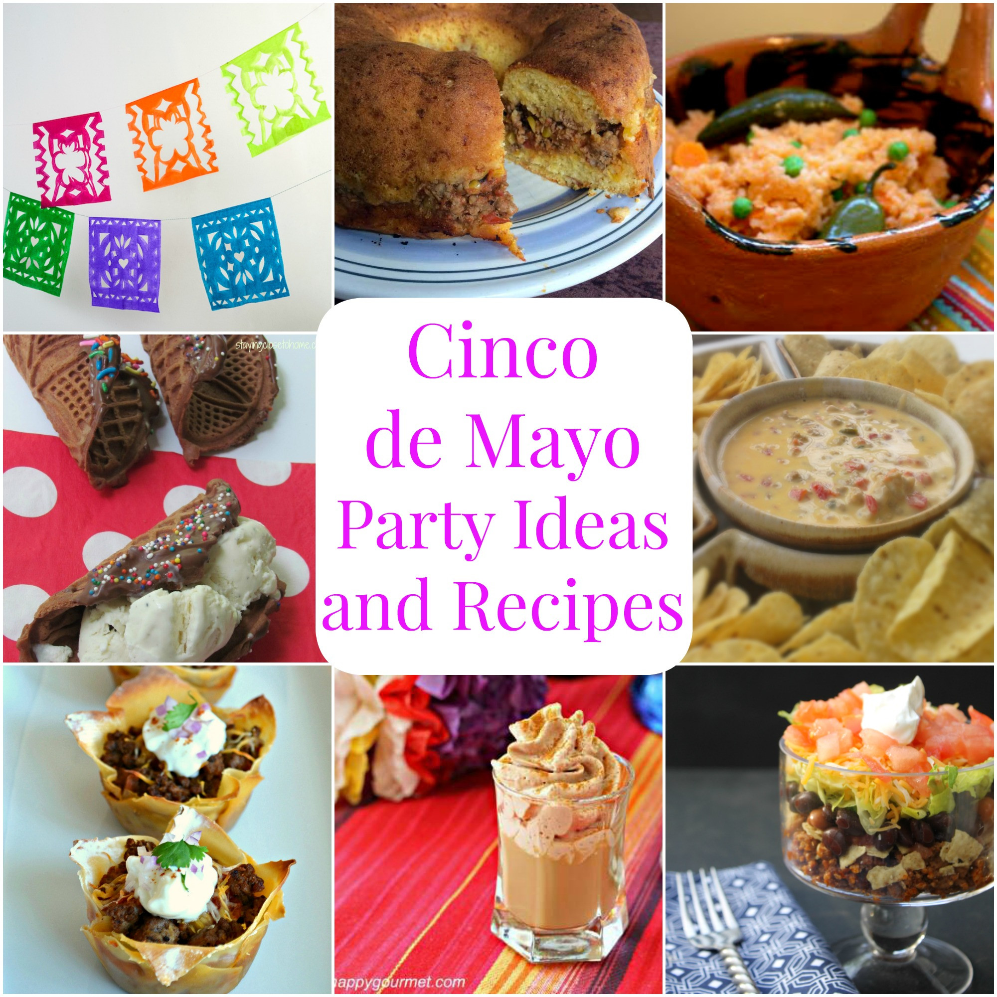 Cinco De Mayo Food Idea
 Cinco de Mayo Party Ideas and Recipes Michelle s Party