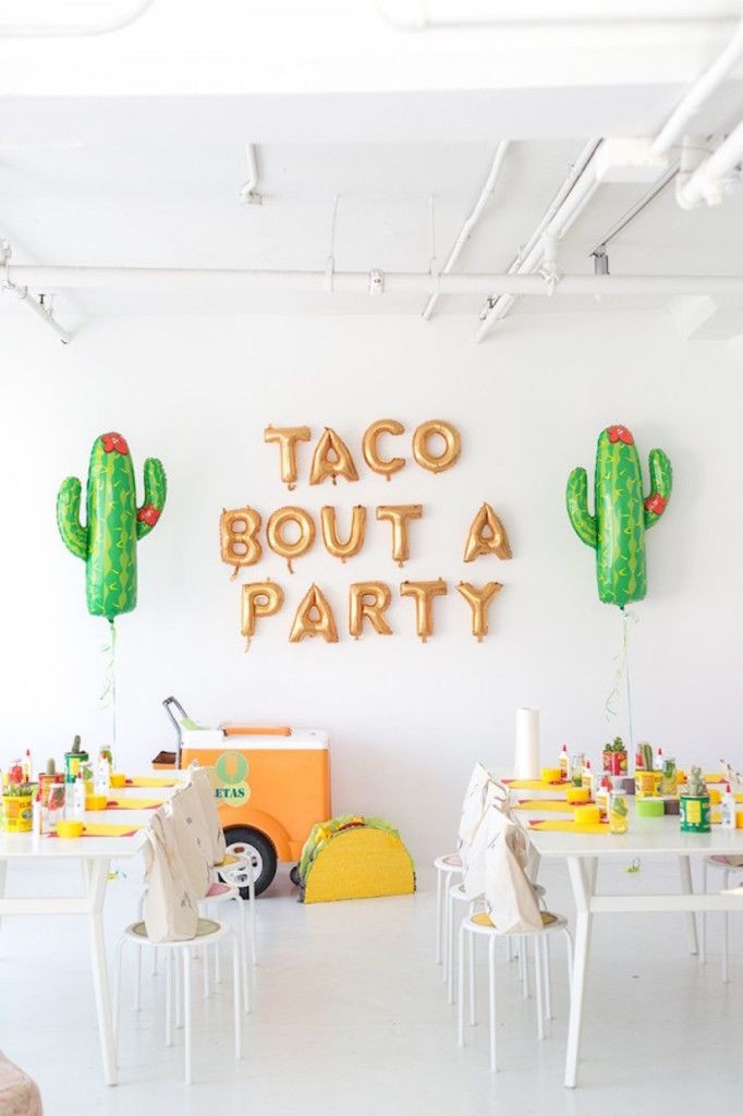 Cinco De Mayo Office Party
 Tacos and Tequila Themed Party