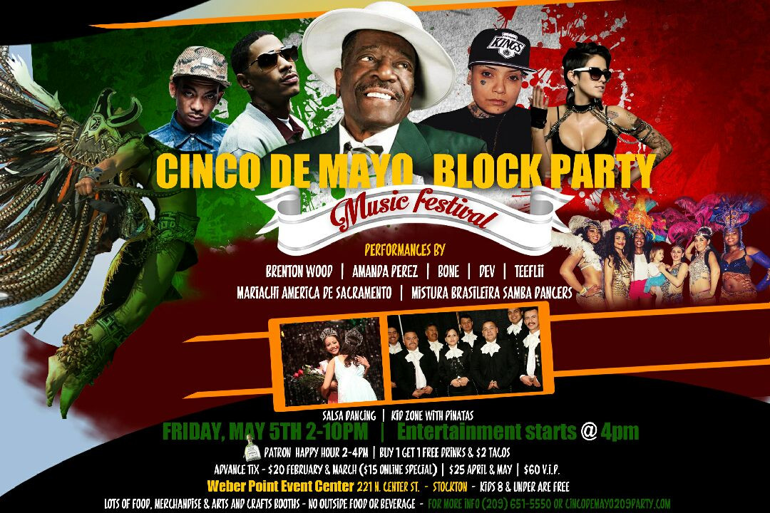 Cinco De Mayo Party Songs
 Cinco de Mayo Block Party & Concert Events Visit Stockton