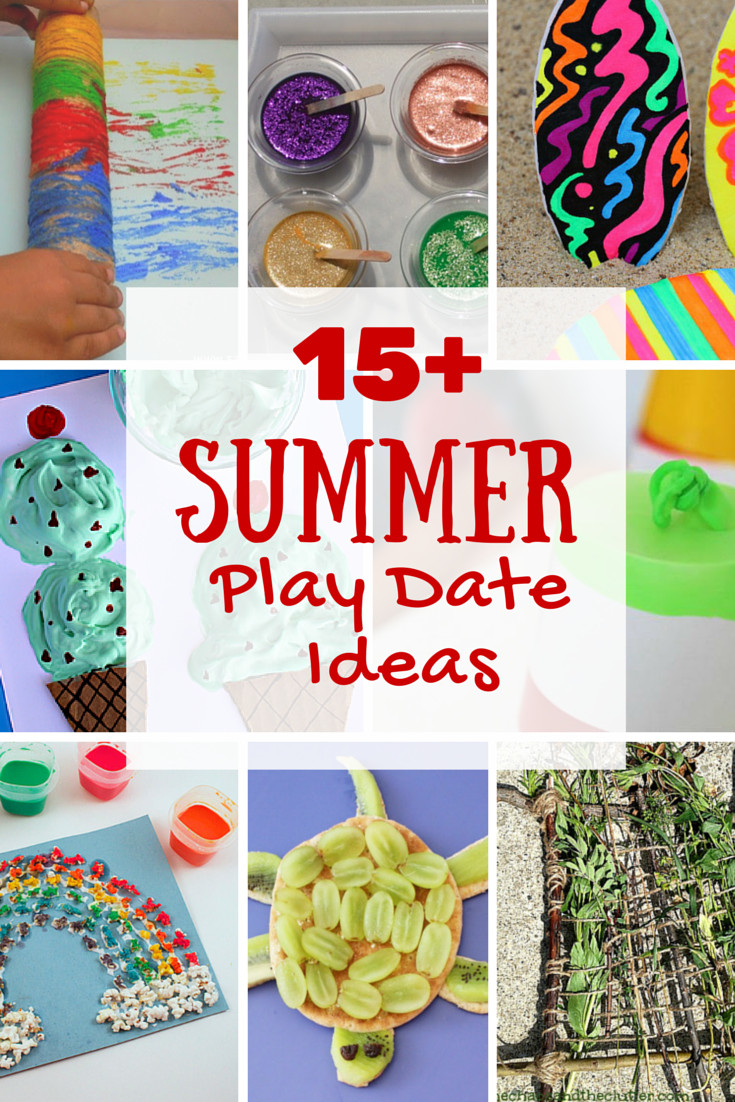 Crafts To Do In The Summer
 15 Summer Play Date Ideas In The Playroom