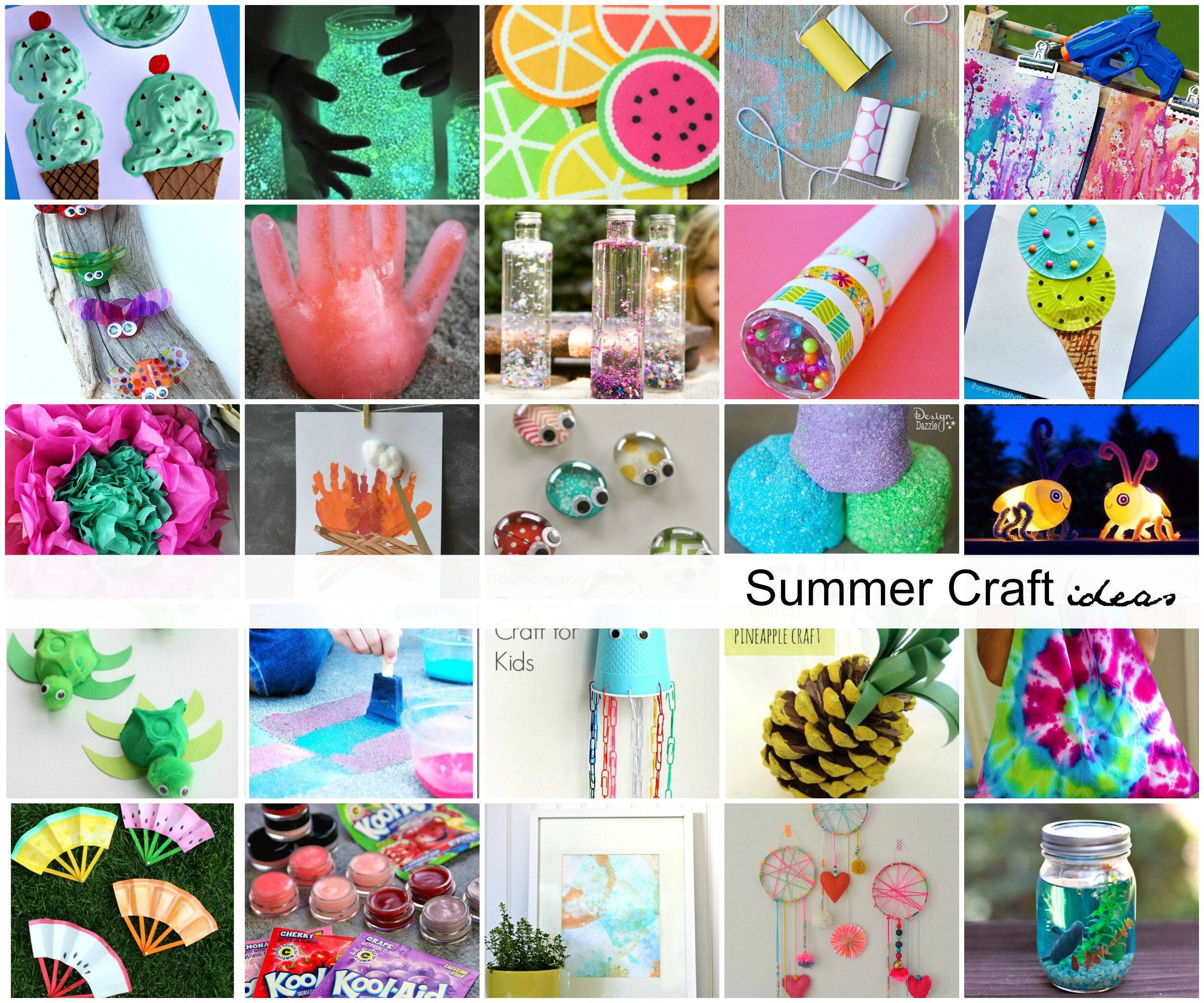 Crafts To Do In The Summer
 Summer Craft Ideas for Kids The Idea Room