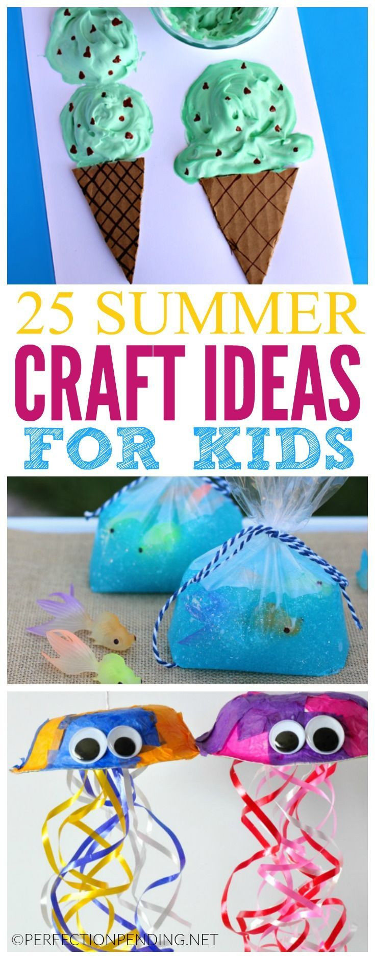 Crafts To Do In The Summer
 1474 best Spring & Summer Kids Crafts & Activities images