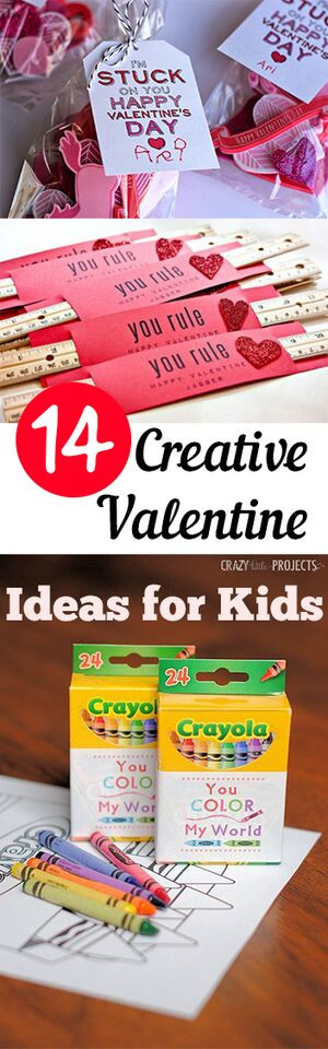 Creative Valentines Day Gifts
 14 Creative Valentine Ideas for Kids – My List of Lists