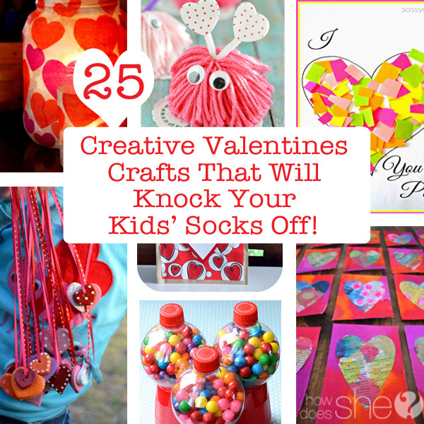 Creatives Ideas For Valentines Day
 Valentines Crafts to Make