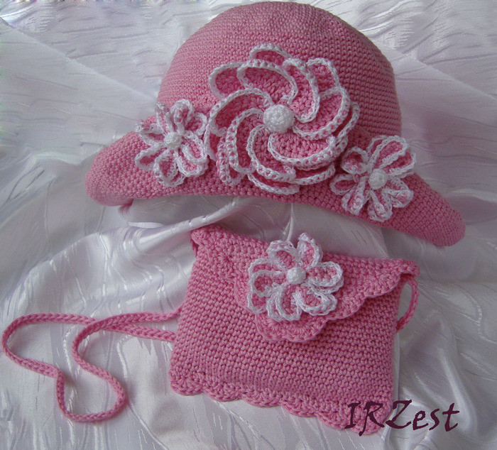 Crocheting Ideas For Summer
 crochet summer hat for little girls crafts ideas