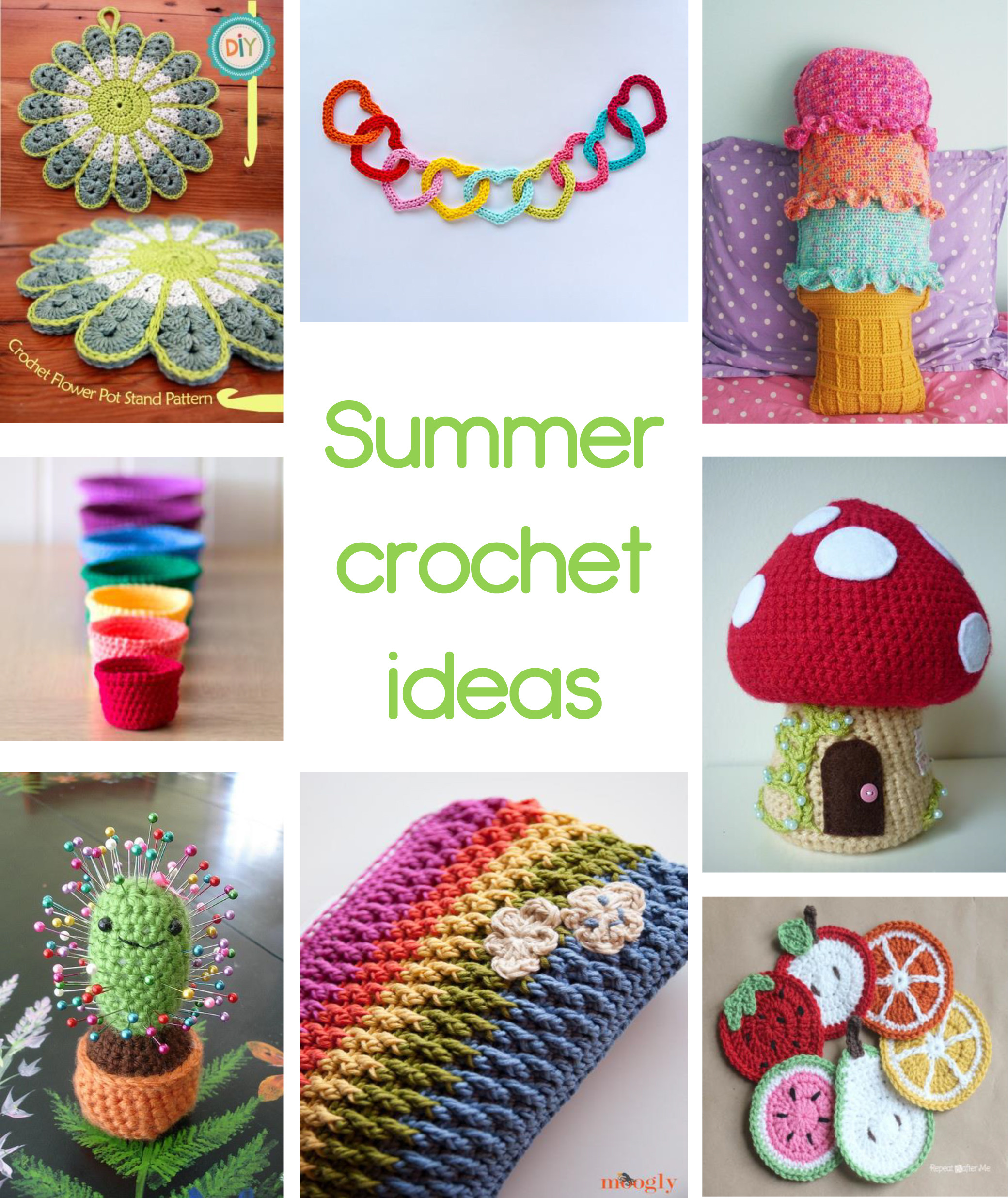 Crocheting Ideas For Summer
 Make it Monday summer crochet – The Creative Pixie