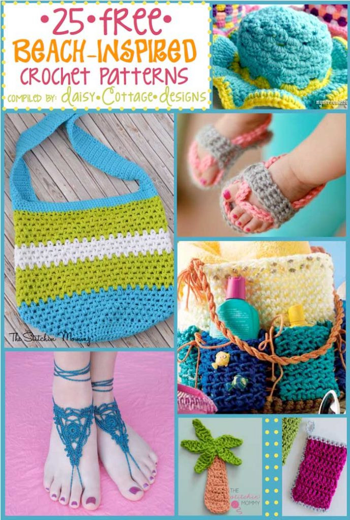 Crocheting Ideas For Summer
 25 Crochet Ideas for Summer Daisy Cottage Designs