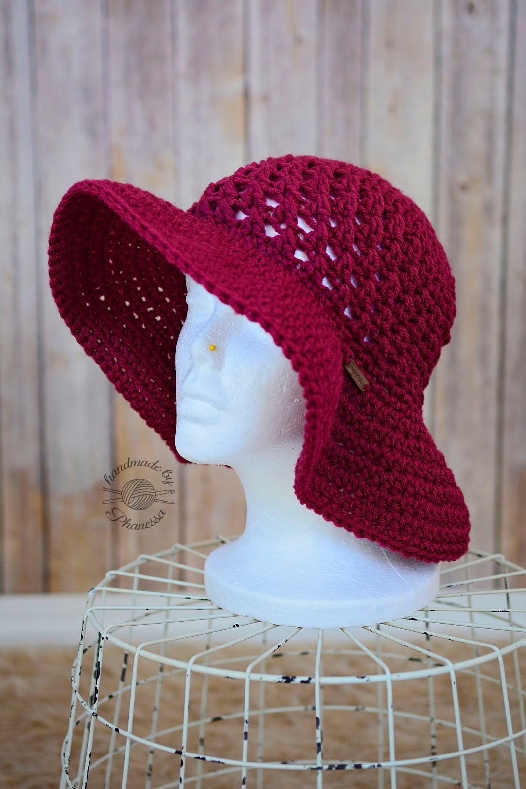 Crocheting Ideas For Summer
 Handmade by Phanessa Crochet Sun Hat Pattern
