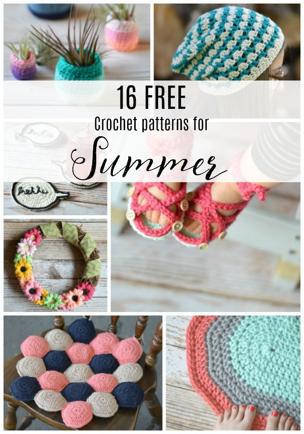 Crocheting Ideas For Summer
 16 Summer Crochet Projects Free Crochet Patterns