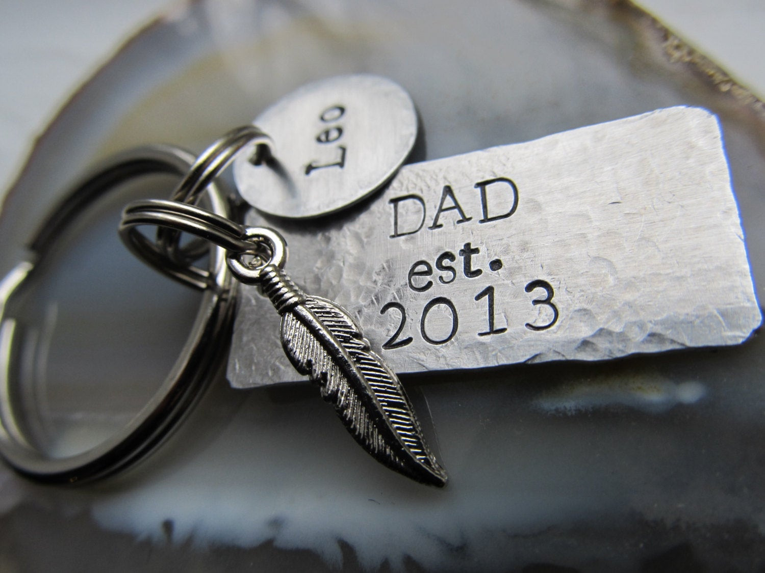 Custom Fathers Day Gift
 Personalized Dad Keychain Father s Day Gift Fathers