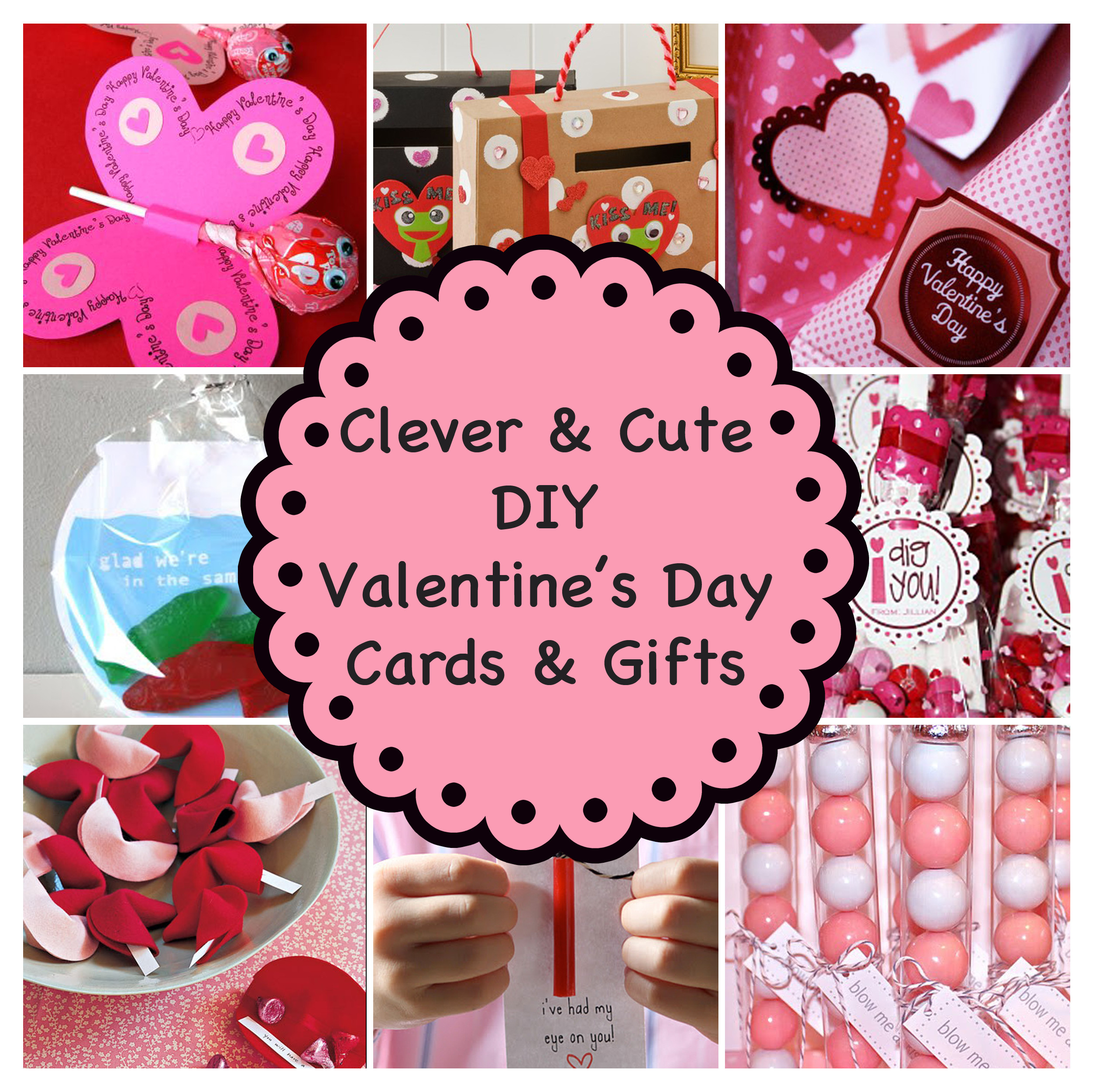 Cute Homemade Valentines Day Gifts
 Clever and Cute DIY Valentine’s Day Cards & Gifts